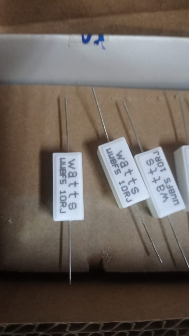 10 Ohm 5 Watt Wire-Wound Resistor