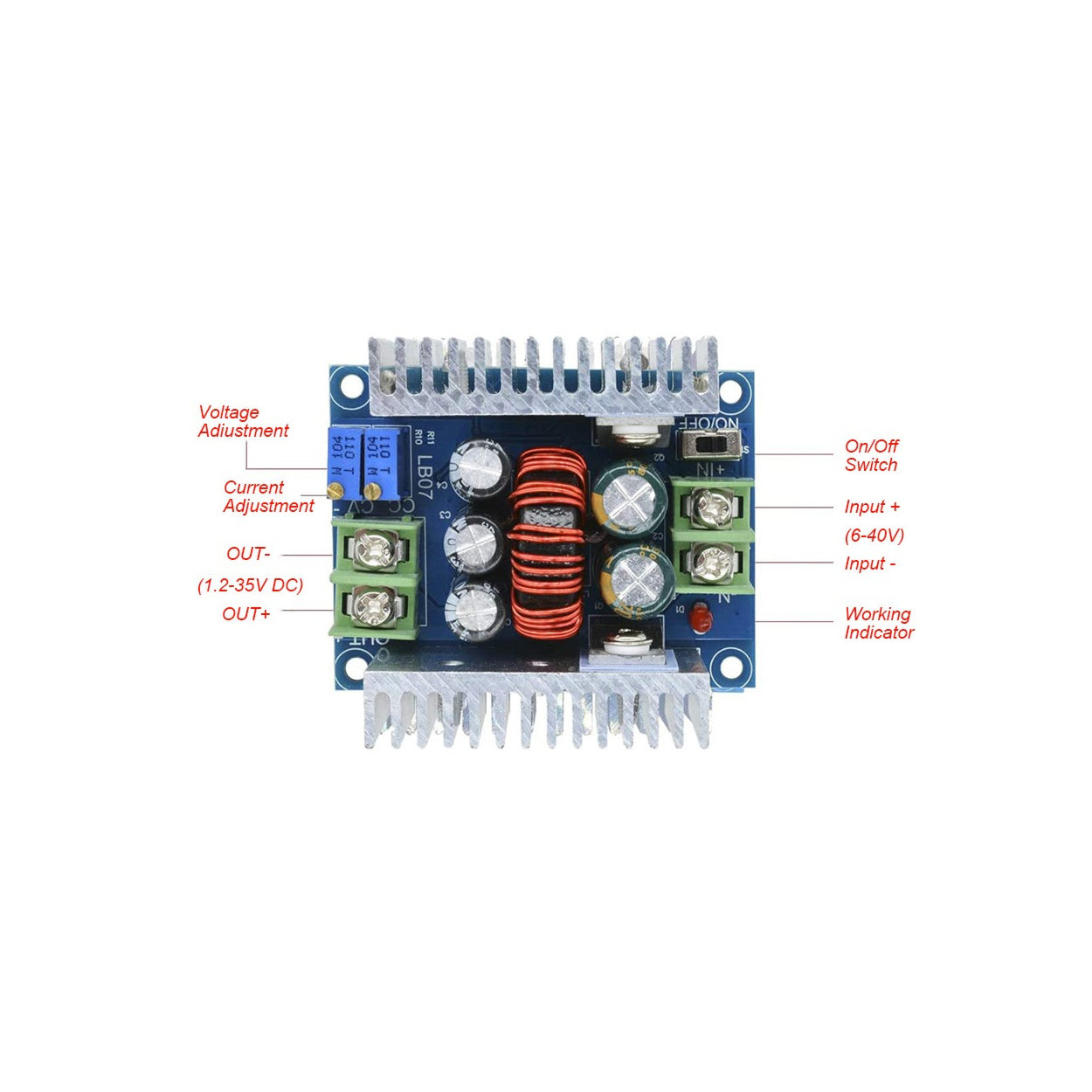 300W 20A DC DC CONVERTER