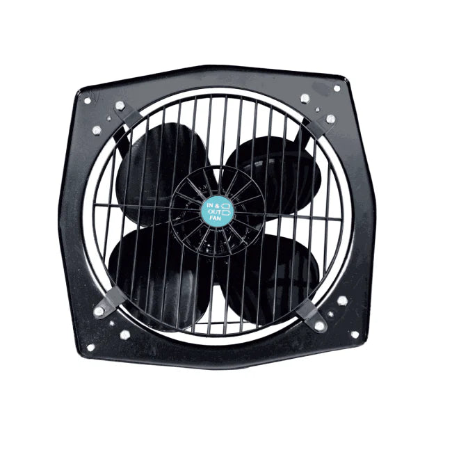 Almonard in & Out 225mm Exhaust fan (Black)